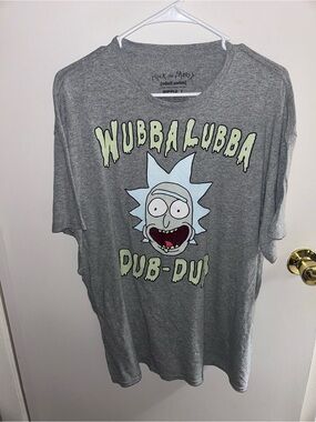 Rick & Morty / Adult Swim - Gray Graphic Tee - L/Large